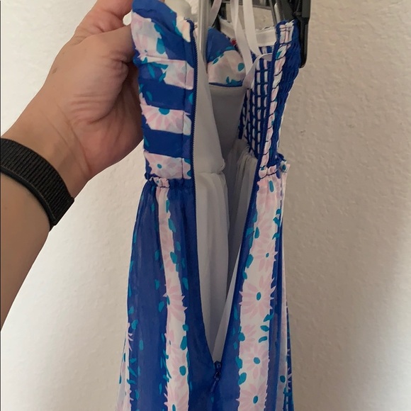 Betsey Johnson Strapless Ruffle Dress - Picture 7 of 10